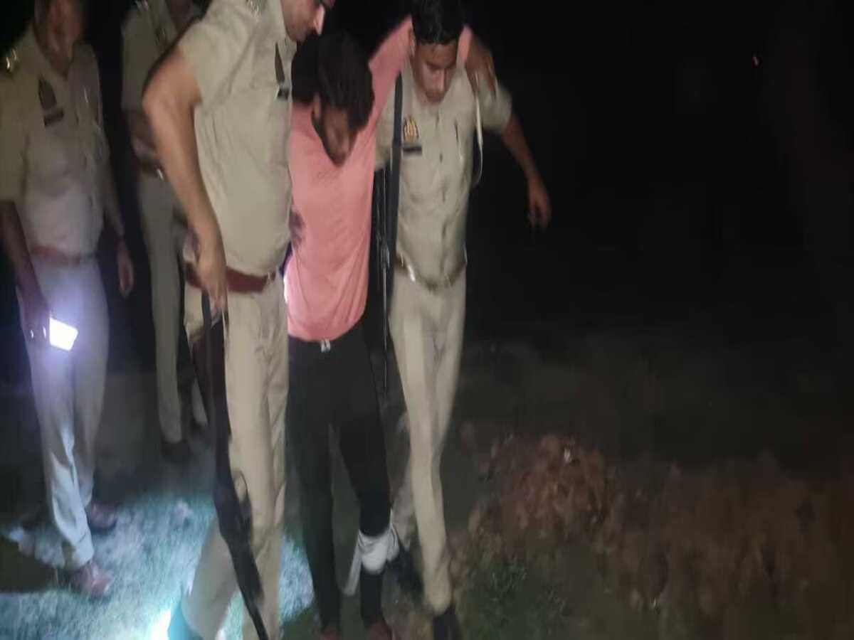 अमरोहा में पुलिस और बदमाशों में मुठभेड़, गोली लगने से गैंगस्टर हुआ घायल